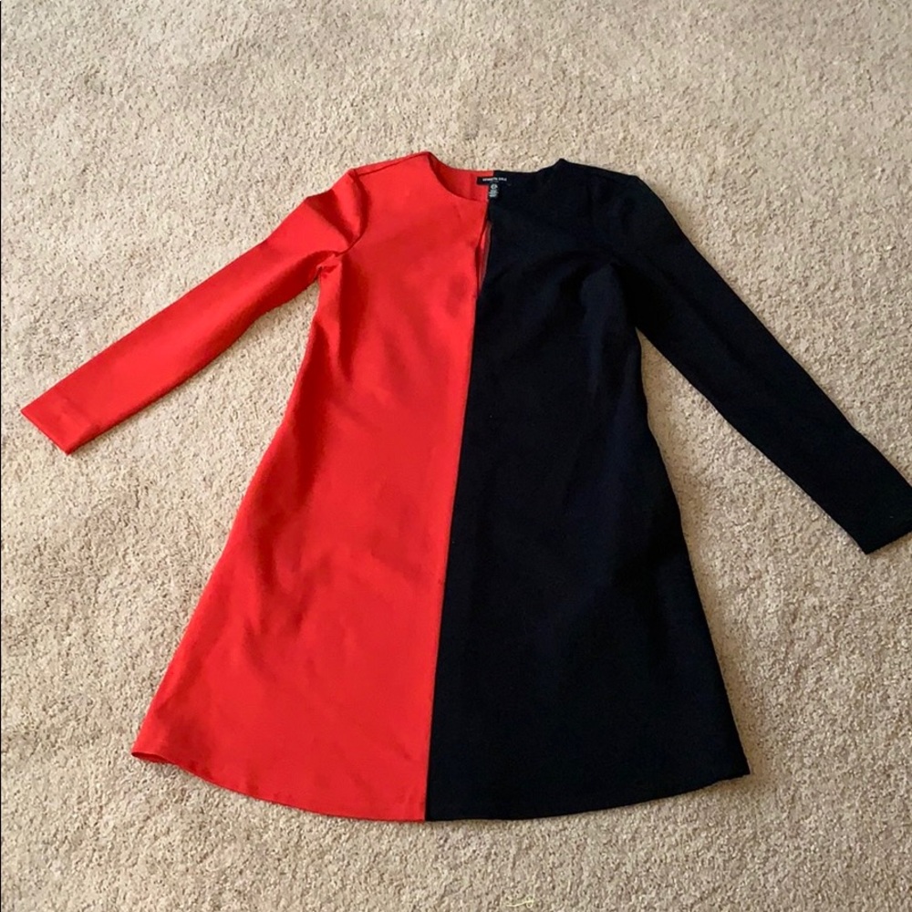 Kenneth Cole long sleeve A-line dress